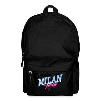 Mailand Milan Italien Stadt Skyline Vintage Retro - Rucksack - Schwarz - Vorne