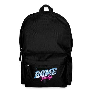 Rome Rome Italie Ville Skyline Vintage Rétro - Sac à dos - noir - Devant