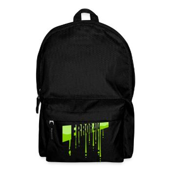 Mucus Drops Error 404 - Backpack - black - Front
