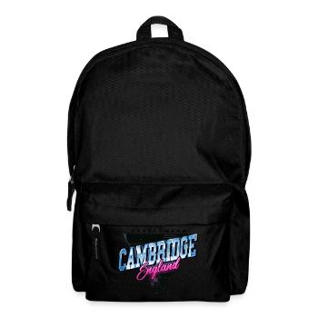 Cambridge England UK Stadt Skyline Vintage Retro - Rucksack - Schwarz - Vorne