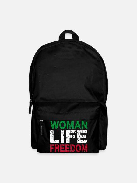 Woman Life Freedom Iran - Backpack - black