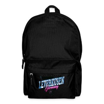 Leverkusen Germany City Skyline Vintage Retro - Backpack - black - Front