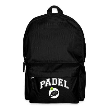 Padel - Gift for padel player - Backpack - black - Front