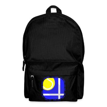 Padel - Geschenk für Padel-Spieler - Rucksack - Schwarz - Vorne