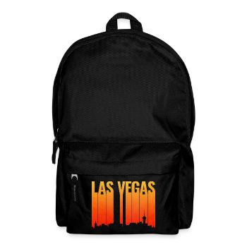 Las Vegas Skyline Sonnenuntergang - Rucksack - Schwarz - Vorne