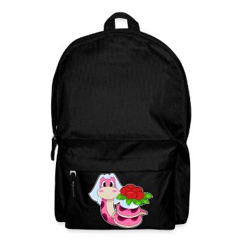 Serpent Mariée Floral Mariage - Sac à dos - noir - Devant
