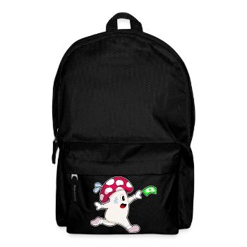 Jogging champignon sport de jogging - Sac à dos - noir - Devant