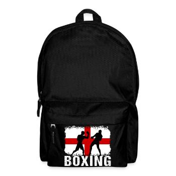 Boxing England Kampfsport Boxer - Rucksack - Schwarz - Vorne