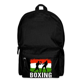 Boxing Ungarn Kampfsport Boxer - Rucksack - Schwarz - Vorne