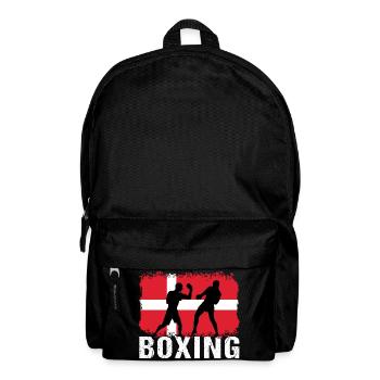 Boxing Dänemark Kampfsport Boxer - Rucksack - Schwarz - Vorne