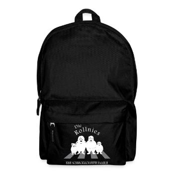 Die Rollnies - Rucksack - Schwarz - Vorne