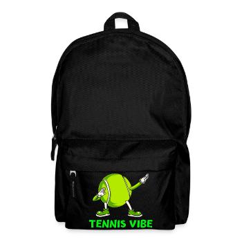 tennis, balle de tennis, fan de tennis - Sac à dos - noir - Devant