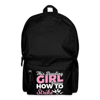 Bowling player - Backpack - black - Front