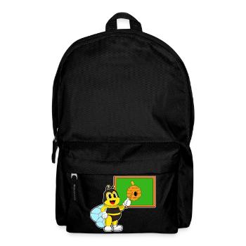 Bee Teacher Pointing Stick School - Backpack - black - Front