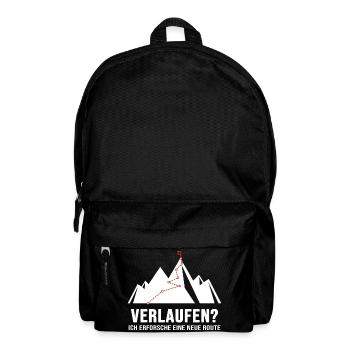 Bergwandern Gratwanderung Weglos Alpin Bergweg - Rucksack - Schwarz - Vorne