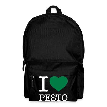 I LOVE PESTO - Rucksack - Schwarz - Vorne