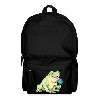 Frosch Lutscher - Rucksack - Schwarz - Vorne
