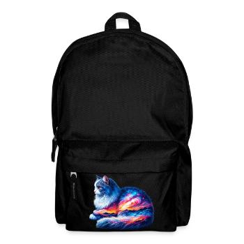 Katze - Rucksack - Schwarz - Vorne