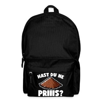 Schnupftabak - Rucksack - Schwarz - Vorne