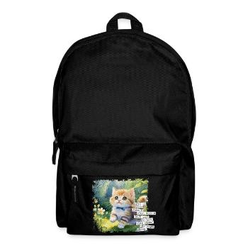 Was Du hast können viele haben - Cat - Rucksack - Schwarz - Vorne