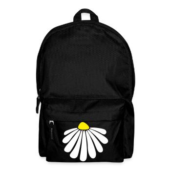 flower energy margarite blossom summer nature - Backpack - black - Front