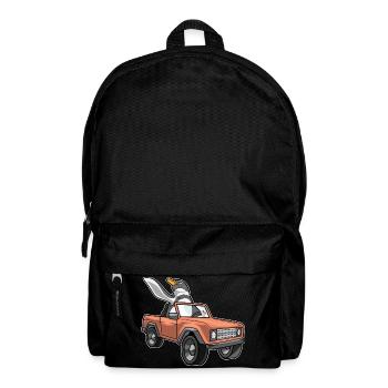 Penguin Car - Backpack - black - Front