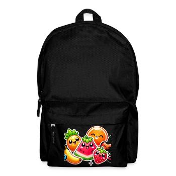 Colorful Fruit Party Style - Backpack - black - Front