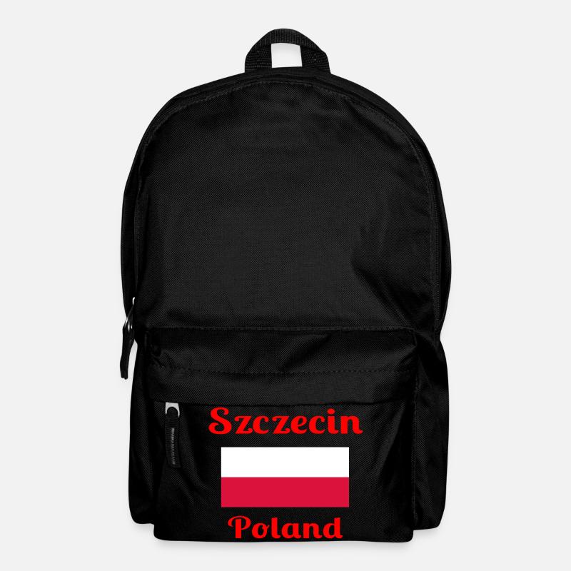 Szczecin Poland - Stylish prints - Backpack - black