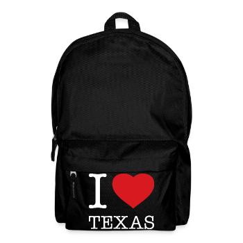 I LOVE TEXAS - Backpack - black - Front