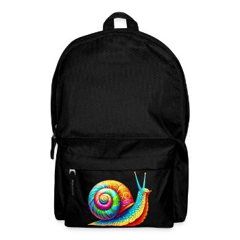 Schnecke - Rucksack - Schwarz - Vorne