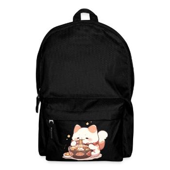 Spaghetti cats - Cat is having fun with past - Backpack - black - Front