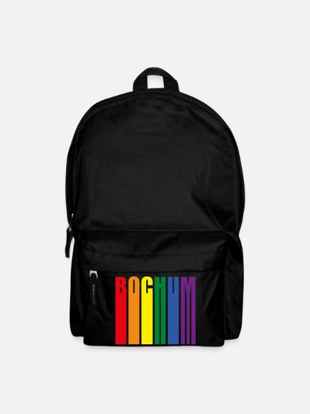 Bochum Germany Rainbow Pride Gift - Backpack - black