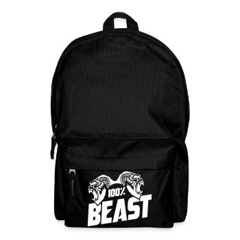 Gorilla Beast Motivation - Rucksack - Schwarz - Vorne