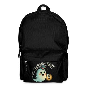Friendly Ghost with Lantern - Backpack - black - Front