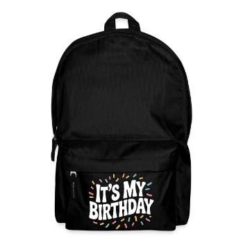 It’s My Birthday - Backpack - black - Front