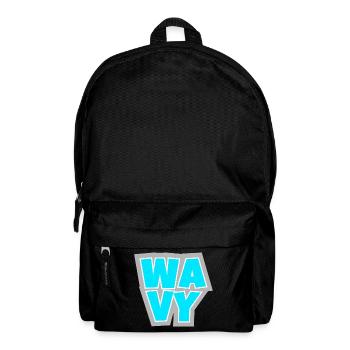 WAVY - locker, cool und immer im Flow. - Rucksack - Schwarz - Vorne