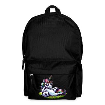 Unicorn Football Rainbow Casual Sunglasses - Backpack - black - Front