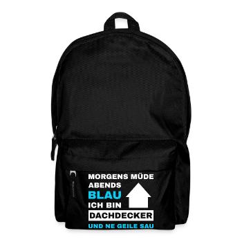 Roofer Roof Roofing Master Roofer - Backpack - black - Front