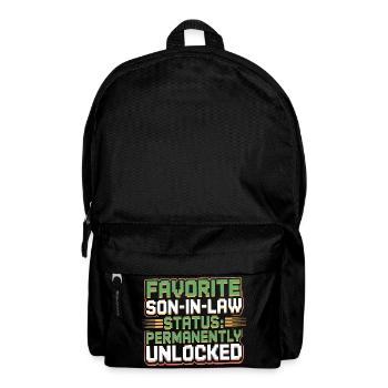 Schwiegermutter Retro Lustiger Schwiegervater - Rucksack - Schwarz - Vorne