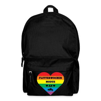 Flitterwochen Gleichgeschlechtliche Hochzeit LGBTQ - Rucksack - Schwarz - Vorne