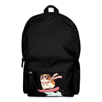 Cool Surf Guinea Pig With Sunglasses - Backpack - black - Front