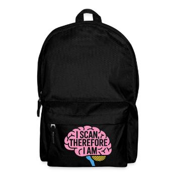 MRI Tech I Scan Therefore I Am Radiologist - Rucksack - Schwarz - Vorne