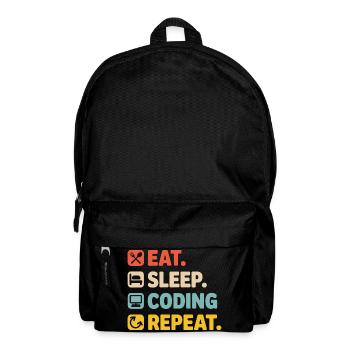L’humour de la vie du programmeur pour les programmeurs - Sac à dos - noir - Devant