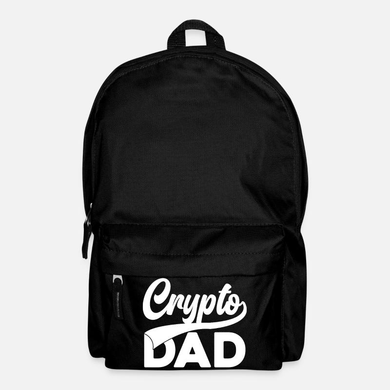 Crypto Dad Script Logo - Rucksack - Schwarz