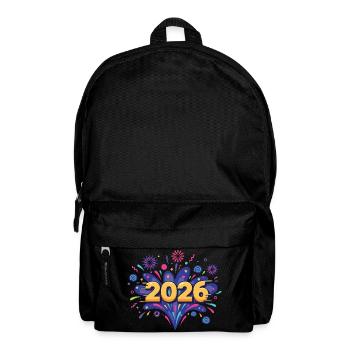 Fête du réveillon du réveillon des feux d’artifice 2026 - Sac à dos - noir - Devant