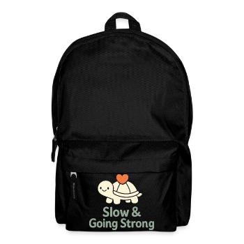 Sanfte Erziehungsidentität, Langsames - Rucksack - Schwarz - Vorne