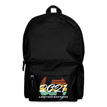 5. Geburtstag 2021 Jungen und Mädchen Geschenk - Rucksack - Schwarz - Vorne