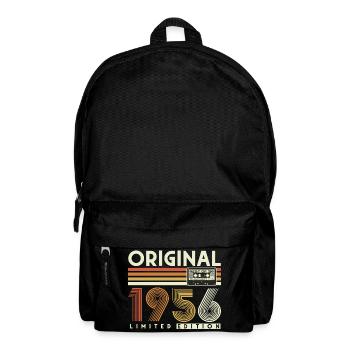 70e anniversaire 1956 Vintage Born Retro - Sac à dos - noir - Devant