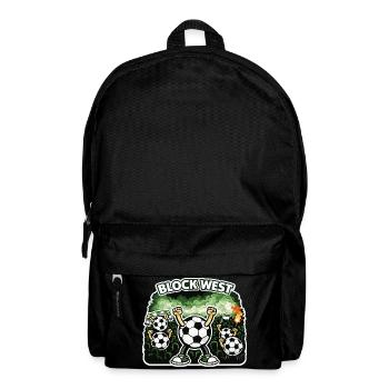 Block West | Football Fan Shirt – Curve & Stadium - Backpack - black - Front