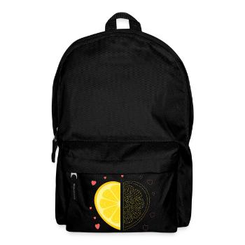 Zitronenherz – Missing My Other Half - Rucksack - Schwarz - Vorne
